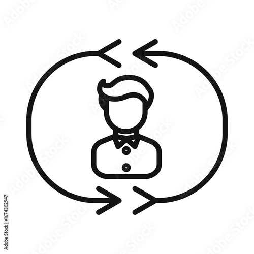 Line icon Vector illustration design