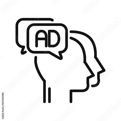 Line icon Vector illustration design