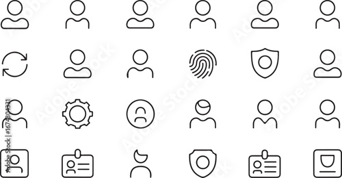 (2FA), settings gear, access (two connected users), switch users (circular arrows),