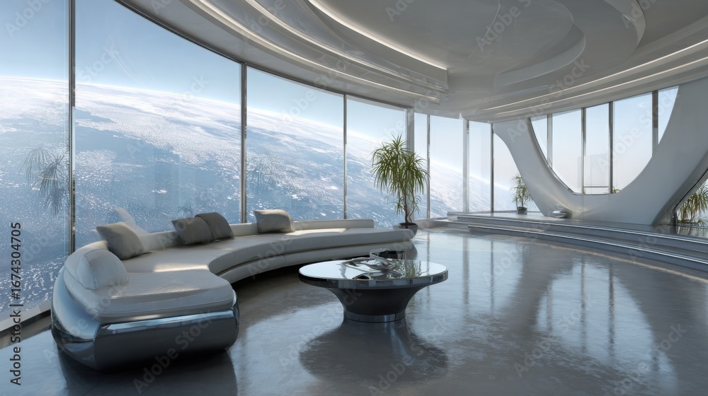 Fototapeta premium view from the deck of the ship