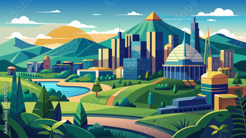 Kigali, Rwanda, a serene modern city of rolling green hills, memorials preserving history, and an inspiring spirit of resilience pointing toward a hopeful future in Central Africa.