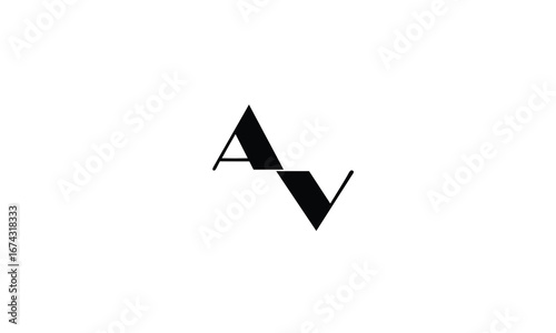 AV,VA,A,V,A,V abstract, letters, logo, monogram, style, symbols, ambitions, icons, 
