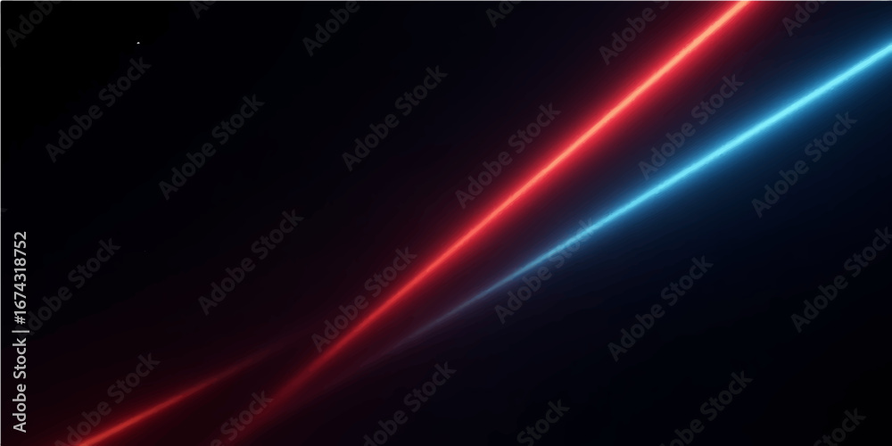 Obraz premium Glowing lines of blue light create a colorful abstract background with an energetic, futuristic design