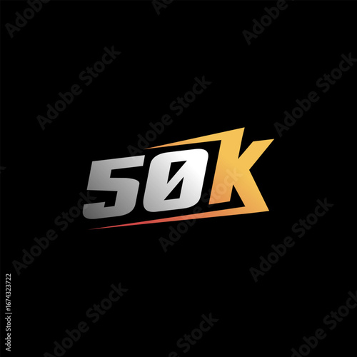 50K Logo Design, Modern and Bold Graphic.