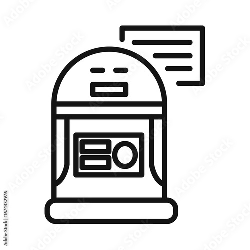Line icon Vector illustration design
