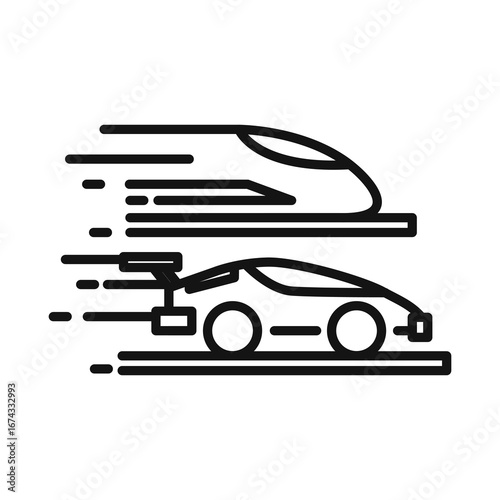 Line icon Vector illustration design