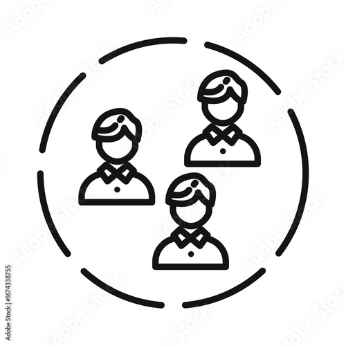 Line icon Vector illustration design