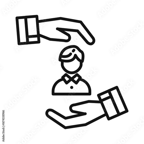 Line icon Vector illustration design