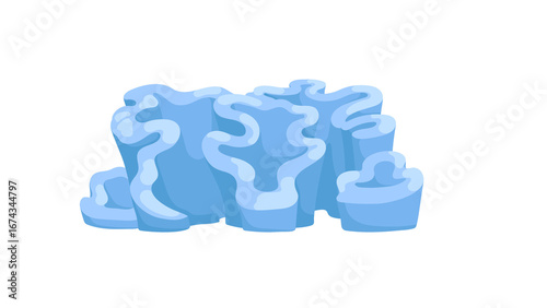 PNG Cartoon underwater sea landscape constructor with fishes and ocean animals, vector undersea world. Underwater coral reef characters of octopus with turtle,