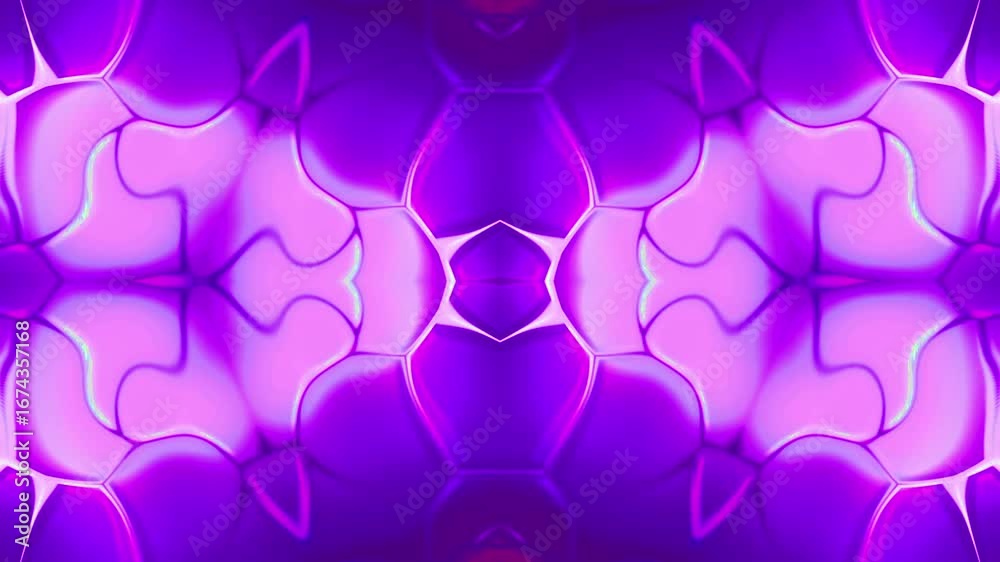 Abstract softy digital panoramic symmetric multicolor background. Abstract decorative multicolor texture - kaleidoscopic pattern.