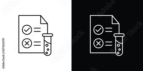 Test icons with Editable strokes set for UI UX