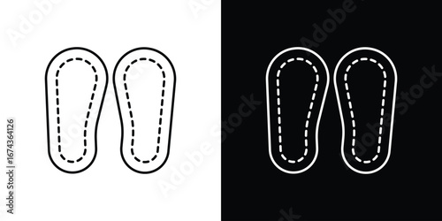 Soles icons with Editable strokes set for UI UX