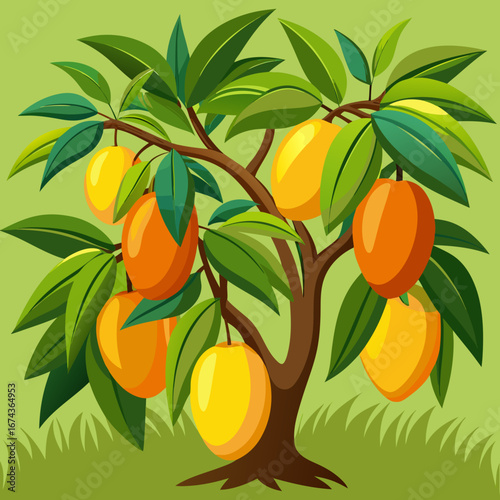 orange tree with fruits
