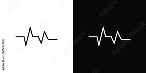 Pulse icons with Editable strokes set for UI UX