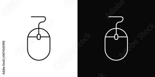 Mouse icons with Editable strokes set for UI UX