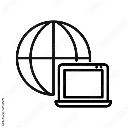 Line icon Vector illustration design