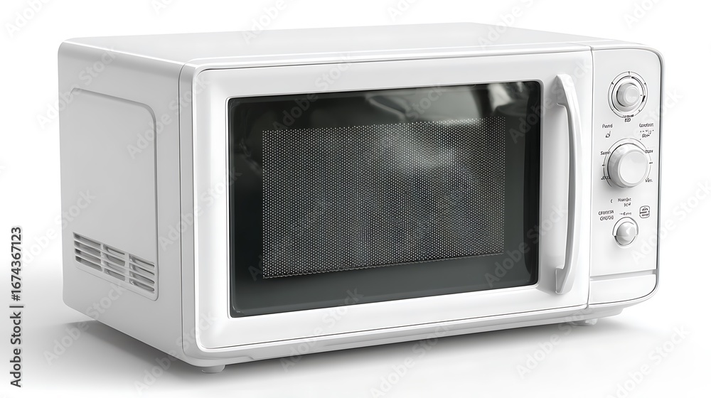 Obraz premium microwave oven isolated on white background