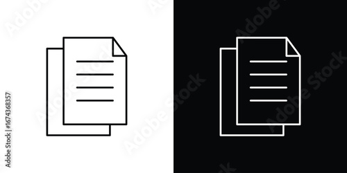 Duplicate icons with Editable strokes set for UI UX