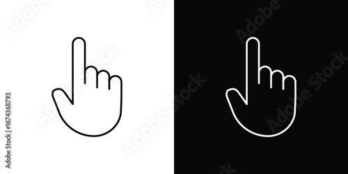 Cursor icons with Editable strokes set for UI UX