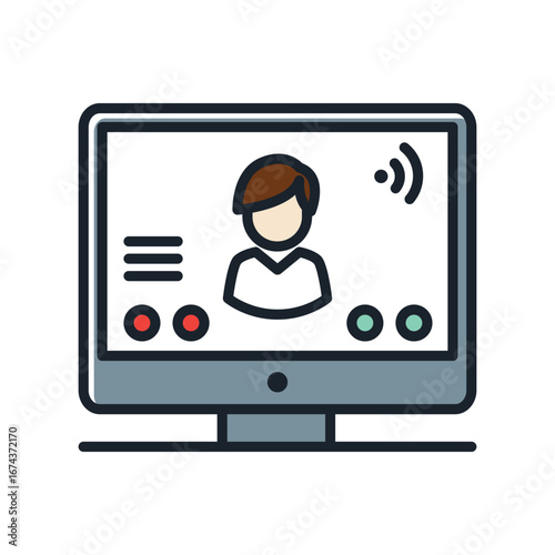 Line icon Vector illustration design