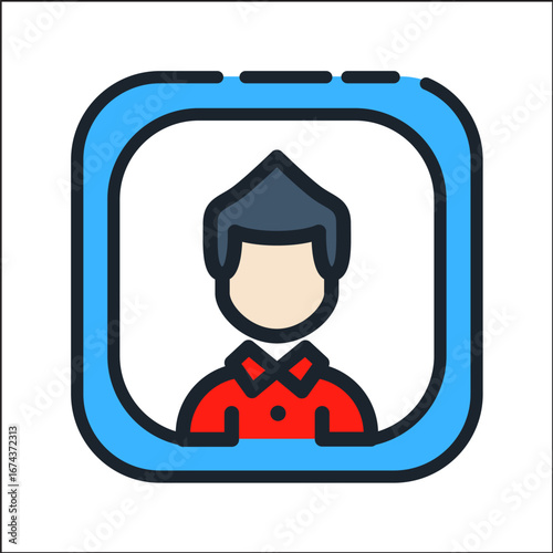Line icon Vector illustration design