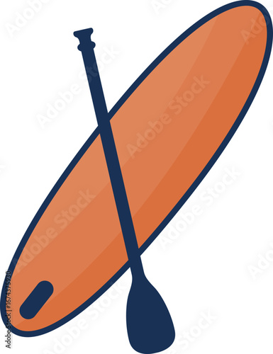 Paddleboard and Paddle