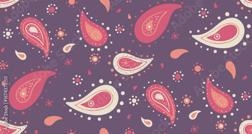 Background paisley with fashionable boho. Sketching paper to textile bohemian. Tropical romance with calm rectangle.