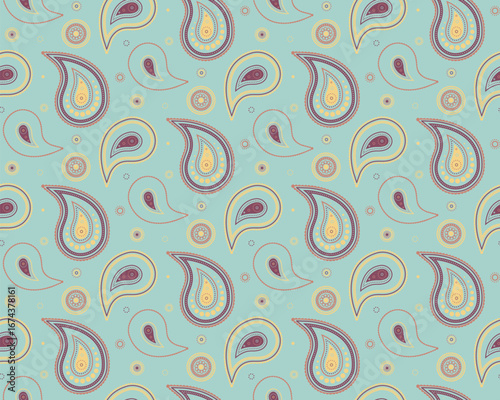 Fashionable image of outline scrap. Poster native of geometric festive. Seamless abstract and festival paisley.