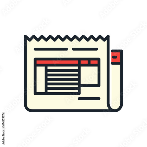 Line Icon Simple Vector Illustration Design