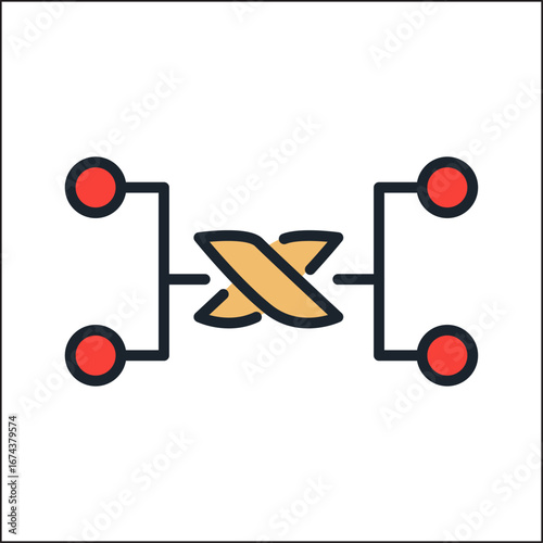 Line Icon Simple Vector Illustration Design