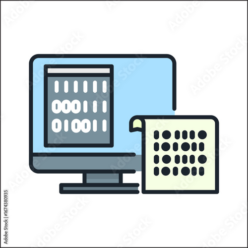 Line Icon Simple Vector Illustration Design