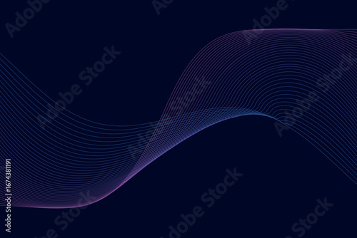 Abstract vector background with black wavy lines. EPS10