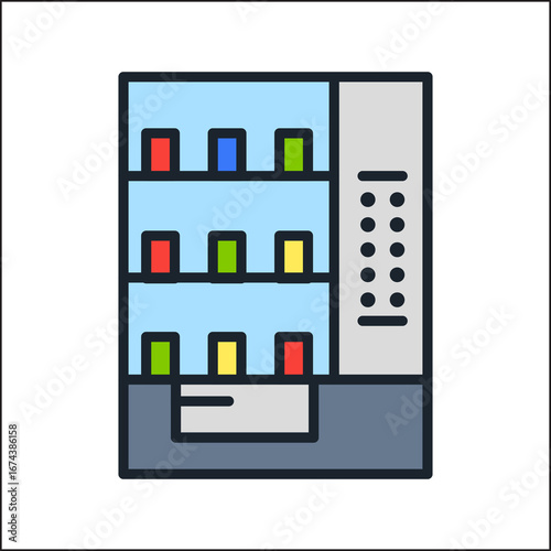 Line Icon Vector Illustration Design