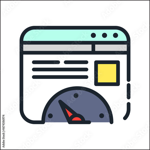 Web icon Vector Illustration Design