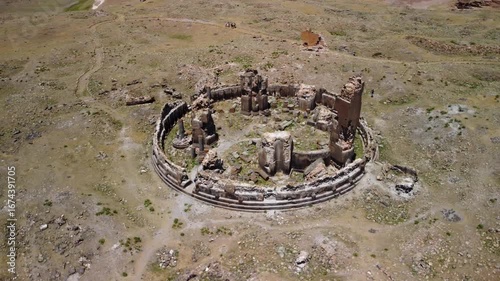 Ani Ruins Aerial Orbit – Turkey 4K Drone Landscape