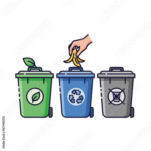 Sorting waste for ecological balance, crucial sorting waste. Properly sorted waste ensures better recycling and environmentally friendly disposal methods, reducing pollution.