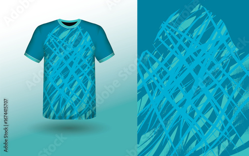 Sports Jersey Vector Template EPS | Editable Uniform Design Mockup