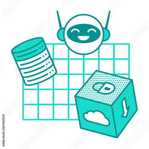 AI powered digital system with cloud and database