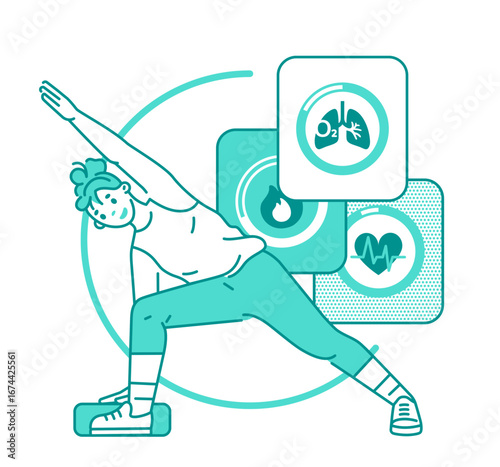 Maintaining fitness and monitoring health indicators