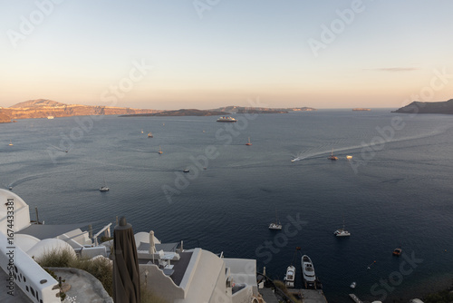 oia village santorini greece during summer