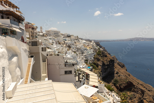 oia village santorini greece during summer