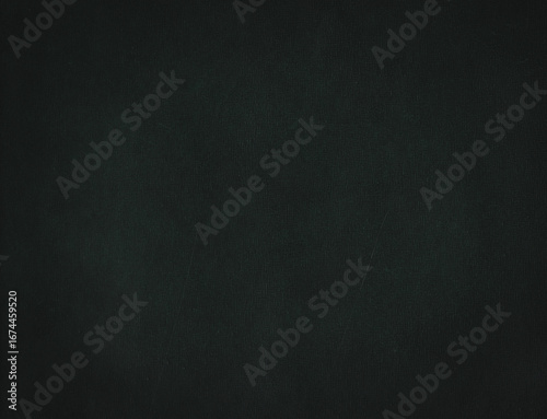 Textile texture. Dark green old book cover. Rough canvas surface. Blank retro page. Empty place for text. Perfect for background and vintage style design.