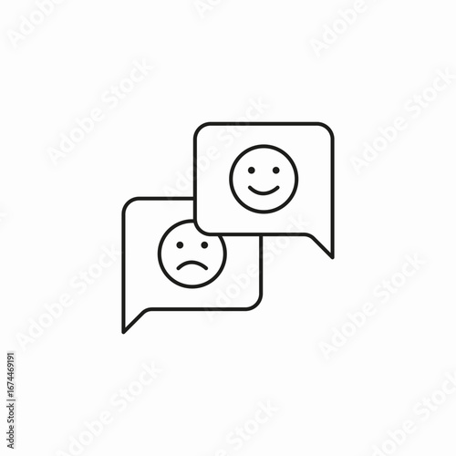 customer feedback review   icon sign vector