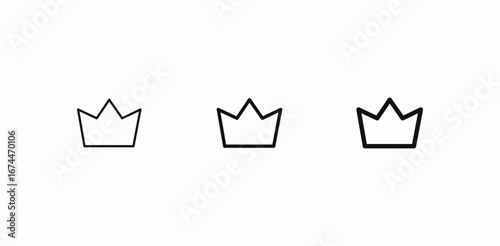 royal crown symbol icon sign vector