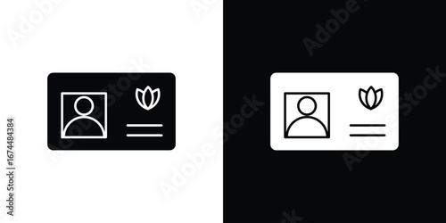 Medical marijuana card icon. filled flat sign for mobile concept and web