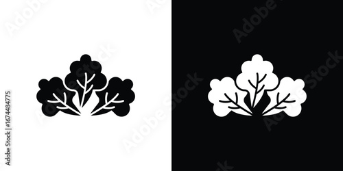 Lettuce icon. filled flat sign for mobile concept and web