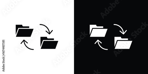 Data transfer icon. filled flat sign for mobile concept and web