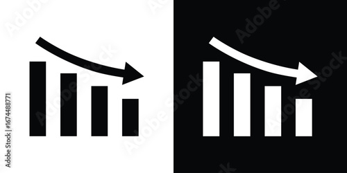 Chat arrow down icon. filled flat sign for mobile concept and web