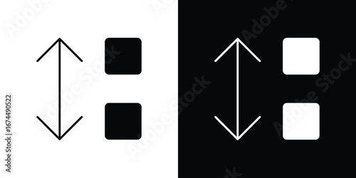 Apps sort icon. filled flat sign for mobile concept and web