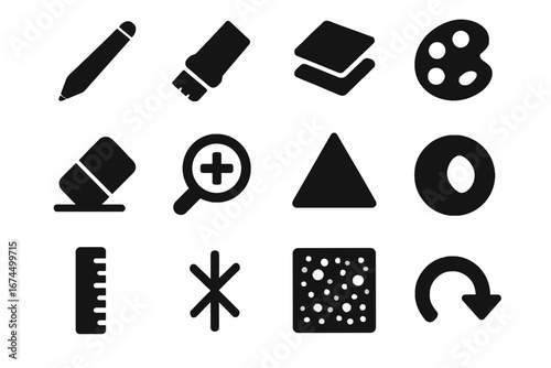 Symmetry symbol texture blend art layering icon pixel digital vector tools canvas